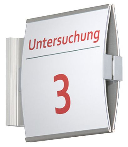 Fahnenschild Wegweiser Fahne silb.148x155mm