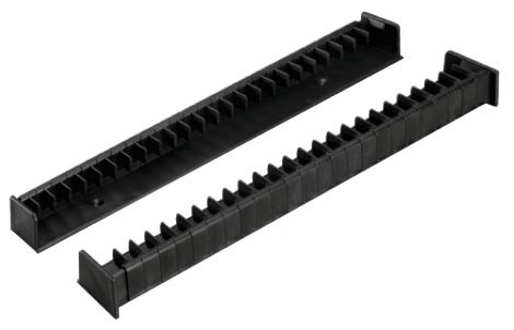 schwarz CD-Leiste Kst.schw.305x35x22mm