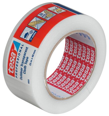 transparent Gewebeband transp. 25m/48mm