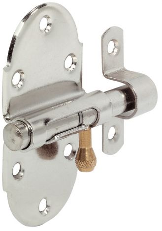 80 x  Grendelriegel Stahl vernick. 45mm