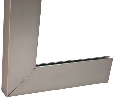 2500 mm Rahmenpr.Alu.silb. 21x38/2500mm