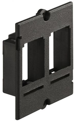 schwarz Datenanschlussmod.schw. 2-fach Grundplat