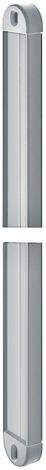 1120 mm Wandschiene Alu.silberf.1120mm