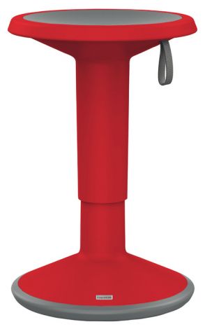 Hocker 100U Kunststoff rot 450-630x330mm