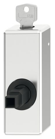 eloxiert, silberfarben Fenstergriffadapter abschl.Al.silb.eckig