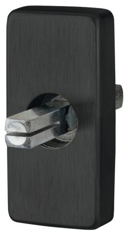PVD-beschichtet, tiefschwarz, ähnlich RAL 9005 Fenstergriffadapter Edst.PVD schw.kantig