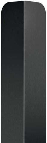 Schliffrichtung senkrecht Eckschutz schw.matt 1500x40x40x1mm