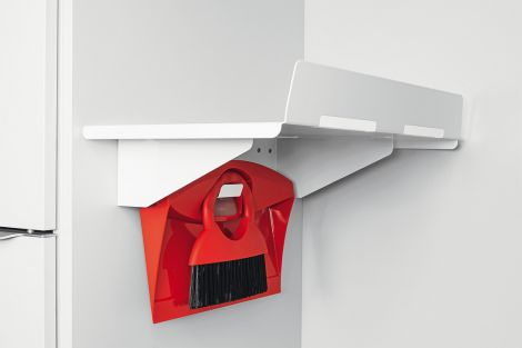 weiss Ablage inkl..Kehrset we. 289x480x158mm