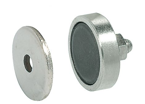 Magnetverschluss, Haftkraft 3,0 kg, Gewinde M5, für Metallschränke
