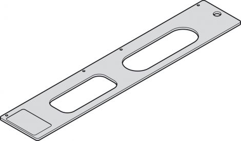 Frässchablone, für die Bandfräsungen der Türbänder Startec H2/H7, Startec
