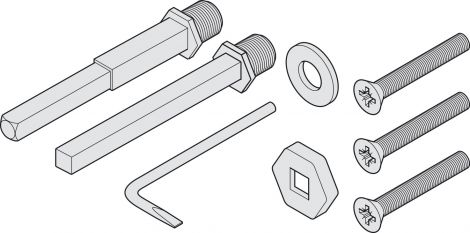 Wechselstift 8 mm Montageset WA-Gt. 37-42mm