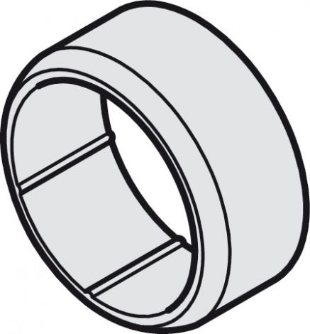Nocken-Aufsteckring Kst.schw.10/12mm