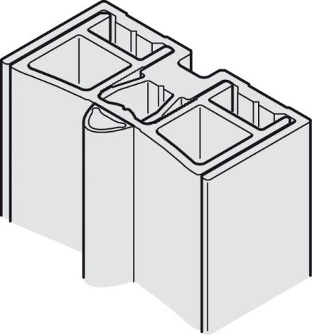 Aluminium Slido W-Fo32 Wandanschl.pr.silb. 3,05m