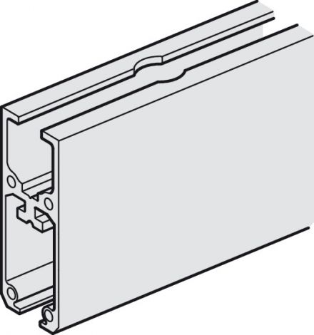 silberfarben, eloxiert Slido W-Fo32 Tragprofil-Set B 1000mm