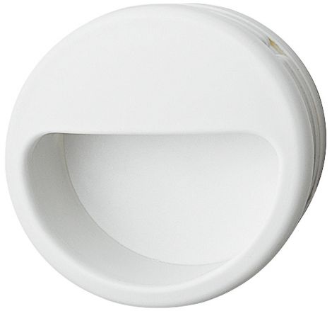 55 mm Muschel Kst.weiss 55mm