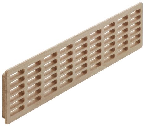 geschliffen, naturbelassen Luftgitter Eiche 550x80mm