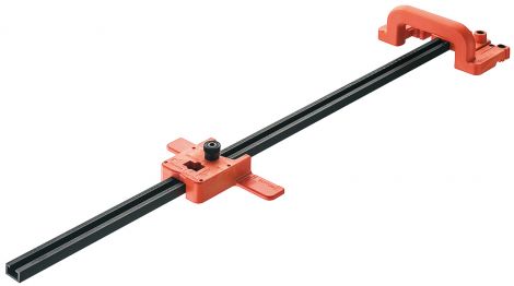 Bohrlehre, Trägerprofil Blum Servo-Drive