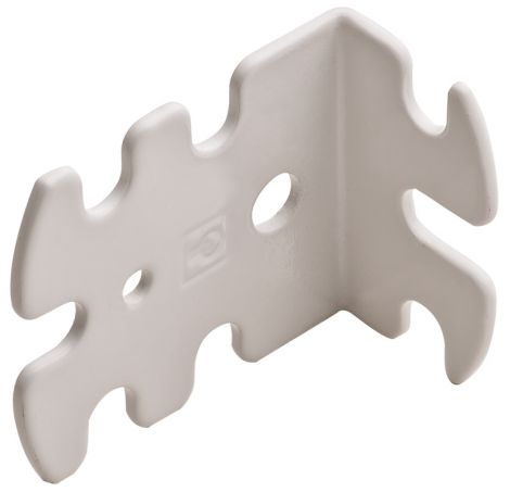 weiß, pulverbeschichtet Universalwinkel 32 St.weiss