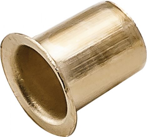 7.5 mm Bodenträgerhülse St.vermessingt 7mm