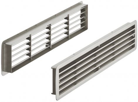 457 x 92 mm Luftgitter Kst.edstf. 457x92mm