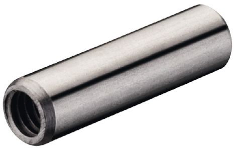 15 mm Gewindehuelse St.bl. M4 5x15mm
