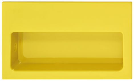 100 x 60 mm Muschel Hewi Polyam. gelb 18 100x60mm