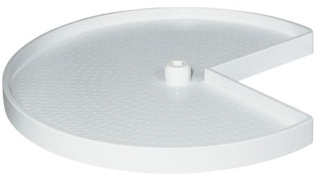 720 mm 3/4 Kreis-Drehboden Kst./weiss 720mm