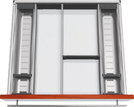 Einteilungssystem, Blum Orga-Line, Tandembox, für Arbeitsbesteck etc., Systemhöhe M, Zargenhöhe 83 m