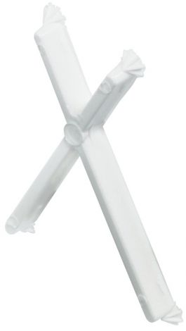 Fachbodenhalter Kst.weiss 5mm