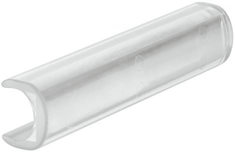 Beschrift.Clip Kst.transp.57mm