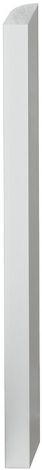silberfarben eloxiert (E6/EV1) Fuellprofil Alu silbf. 1150mm