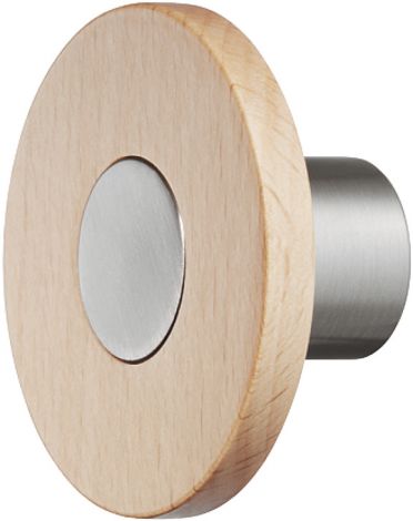 50 mm Knopf Zi. Buche lack. 50x25mm
