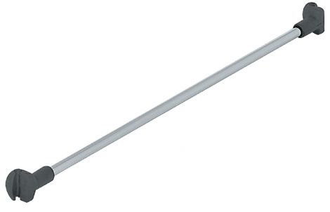 Befestigungsclipse: schwarz, Stab: verchromt Querteiler chr.für Korb 250mm
