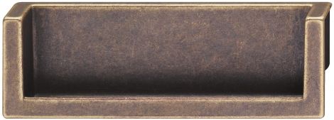 140 x 44 mm Muschel Zi.bronze durchger. 140x44mm