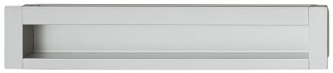 111 x 34 mm Muschel Alu.silb. 111x34mm