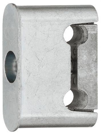 verkehrsweiß, RAL 9016, pulverbeschichtet Klemmblock Zi. weiss V 3604