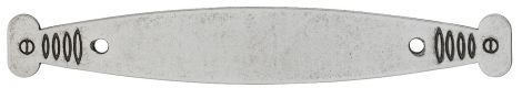 153 x 24 mm Platte Ms.verz.antik 153x24mm