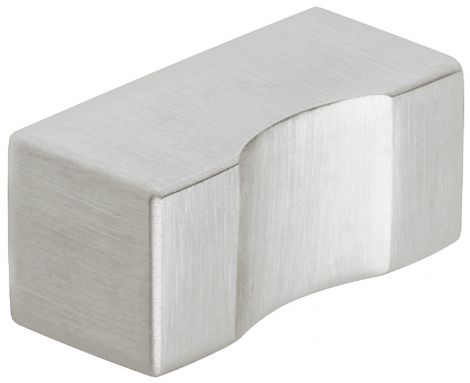 12 x 12 mm Knopf Edelst.geb.matt 12x12x25mm