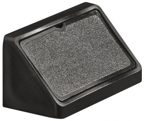 schwarz Eckverb.mit Kappe schwarz 44mm