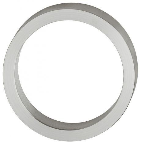 59 mm Muschel Edelstahl matt 59x6mm