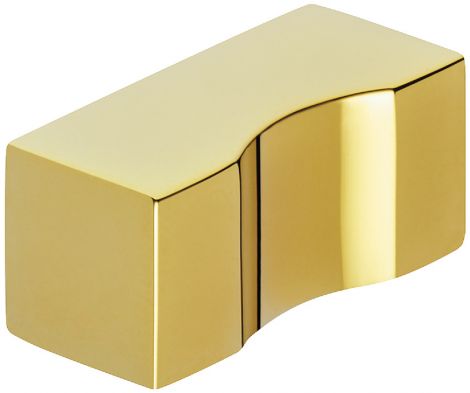 12 x 12 mm Knopf Edelst.mess.pol. 12x12x25mm