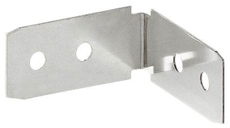 Befest.Winkel Edelstahl 90° 44x44mm
