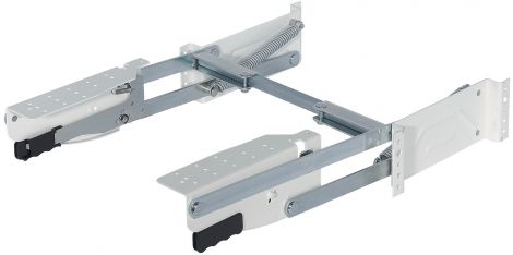 180 mm Schwenkmechanik 8Kg weiss 410-570x455mm
