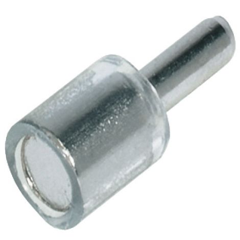 vernickelt Glasbodenträger vern./transp. 7/3mm