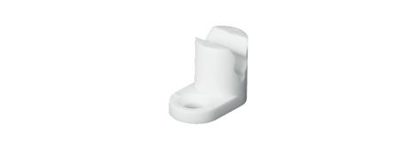 21 mm Befestigungs-Clips Kst.weiss