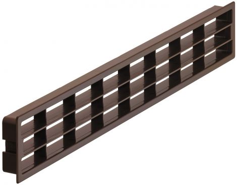458 x 65 mm Luftgitter Kst. braun 65x458mm