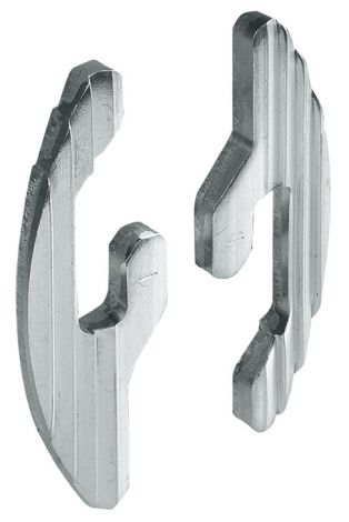 blank Haas-Verbinder Alu
