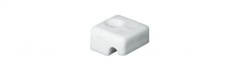 weiss, RAL 9010 Befestigungs-Block Kst.weiss
