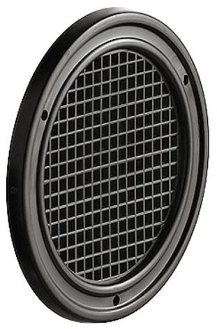 50 mm Luftrosette Kst. braun rund 50mm