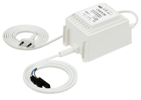 C (Euroflachstecker) 2-pol. Trafo T008 zu Stromschiene 230V/12V 60W